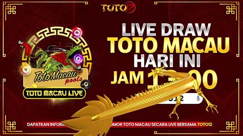 LIVE DRAW TOTO MACAU 5D HARI INI SELASA,16 JULI 2024 .